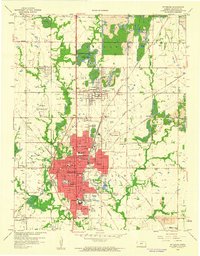 Download a high-resolution, GPS-compatible USGS topo map for Pittsburg, KS (1960 edition)