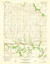 Download a high-resolution, GPS-compatible USGS topo map for Plymouth, KS (1958 edition)