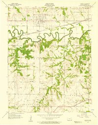 Download a high-resolution, GPS-compatible USGS topo map for Pomona, KS (1957 edition)