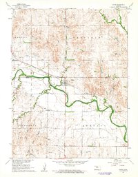 Download a high-resolution, GPS-compatible USGS topo map for Portis, KS (1962 edition)