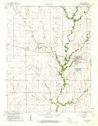 Download a high-resolution, GPS-compatible USGS topo map for Potwin, KS (1962 edition)