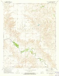 Download a high-resolution, GPS-compatible USGS topo map for Proffitt Lake SW, KS (1974 edition)