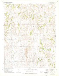 Download a high-resolution, GPS-compatible USGS topo map for Pump Creek, KS (1975 edition)