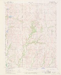 1968 Map of Quincy, 1969 Print
