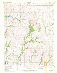 Download a high-resolution, GPS-compatible USGS topo map for Quincy, KS (1969 edition)