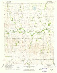 Download a high-resolution, GPS-compatible USGS topo map for Rago, KS (1975 edition)