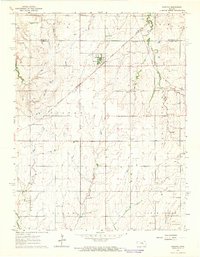Download a high-resolution, GPS-compatible USGS topo map for Ramona, KS (1965 edition)