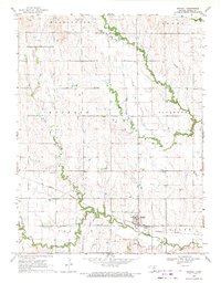 Download a high-resolution, GPS-compatible USGS topo map for Randall, KS (1971 edition)