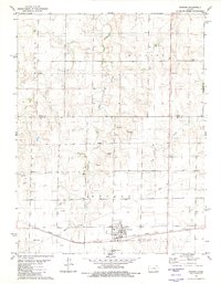 Download a high-resolution, GPS-compatible USGS topo map for Ransom, KS (1981 edition)