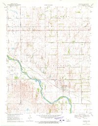 Download a high-resolution, GPS-compatible USGS topo map for Raymond, KS (1972 edition)