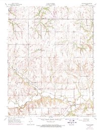 Download a high-resolution, GPS-compatible USGS topo map for Richland, KS (1971 edition)