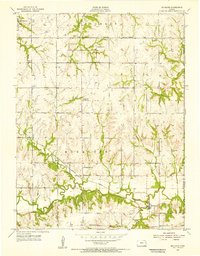 Download a high-resolution, GPS-compatible USGS topo map for Richland, KS (1956 edition)