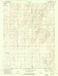 Download a high-resolution, GPS-compatible USGS topo map for Rolla SE, KS (1976 edition)
