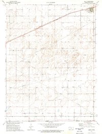 Download a high-resolution, GPS-compatible USGS topo map for Rolla, KS (1976 edition)