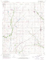 Download a high-resolution, GPS-compatible USGS topo map for Rose Hill, KS (1971 edition)