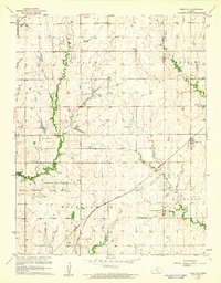 Download a high-resolution, GPS-compatible USGS topo map for Rose Hill, KS (1961 edition)