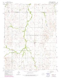 Download a high-resolution, GPS-compatible USGS topo map for Roxbury, KS (1980 edition)