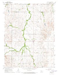 Download a high-resolution, GPS-compatible USGS topo map for Roxbury, KS (1966 edition)