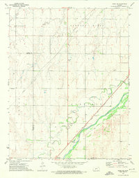 Download a high-resolution, GPS-compatible USGS topo map for Rozel SE, KS (1974 edition)