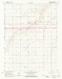 Download a high-resolution, GPS-compatible USGS topo map for Ruleton SE, KS (1977 edition)