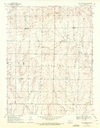 Download a high-resolution, GPS-compatible USGS topo map for Rush Center SE, KS (1972 edition)