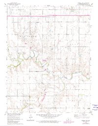Download a high-resolution, GPS-compatible USGS topo map for Russell SW, KS (1980 edition)