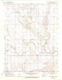 Download a high-resolution, GPS-compatible USGS topo map for Russell Springs 2 NE, KS (1971 edition)