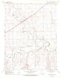 Download a high-resolution, GPS-compatible USGS topo map for Russell Springs 2 NW, KS (1971 edition)