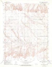 Download a high-resolution, GPS-compatible USGS topo map for Russell Springs 2 SE, KS (1971 edition)