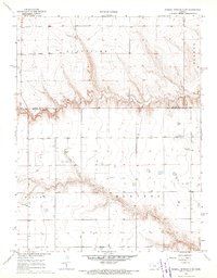 Download a high-resolution, GPS-compatible USGS topo map for Russell Springs 3 NE, KS (1970 edition)