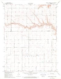 Download a high-resolution, GPS-compatible USGS topo map for Russell Springs 3 NW, KS (1969 edition)