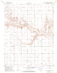 Download a high-resolution, GPS-compatible USGS topo map for Russell Springs 3 SW, KS (1969 edition)