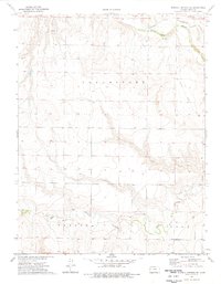 Download a high-resolution, GPS-compatible USGS topo map for Russell Springs SE, KS (1977 edition)