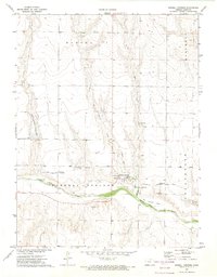 Download a high-resolution, GPS-compatible USGS topo map for Russell Springs, KS (1974 edition)