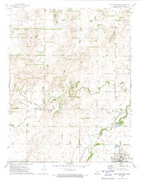 Download a high-resolution, GPS-compatible USGS topo map for Saint John North, KS (1974 edition)