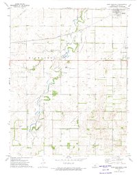 Download a high-resolution, GPS-compatible USGS topo map for Saint John South, KS (1974 edition)