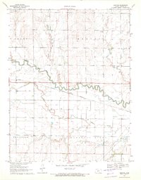 Download a high-resolution, GPS-compatible USGS topo map for Sanford, KS (1971 edition)