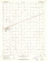 Download a high-resolution, GPS-compatible USGS topo map for Satanta, KS (1970 edition)
