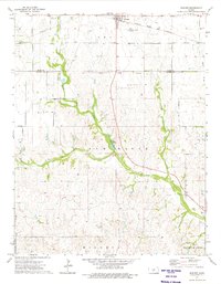 Download a high-resolution, GPS-compatible USGS topo map for Sawyer, KS (1975 edition)
