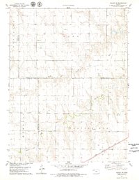 preview thumbnail of historical topo map of Decatur County, KS in 1978