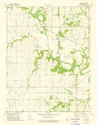 Download a high-resolution, GPS-compatible USGS topo map for Shaw, KS (1975 edition)