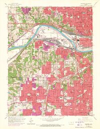 Download a high-resolution, GPS-compatible USGS topo map for Shawnee, KS (1971 edition)