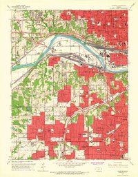Download a high-resolution, GPS-compatible USGS topo map for Shawnee, KS (1966 edition)