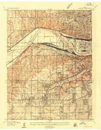 Download a high-resolution, GPS-compatible USGS topo map for Shawnee, KS (1934 edition)
