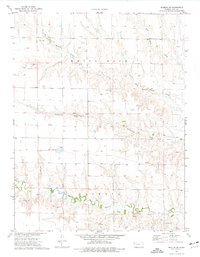 Download a high-resolution, GPS-compatible USGS topo map for Shields SE, KS (1977 edition)