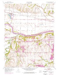 Download a high-resolution, GPS-compatible USGS topo map for Silver Lake, KS (1976 edition)