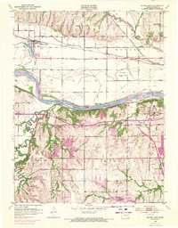Download a high-resolution, GPS-compatible USGS topo map for Silver Lake, KS (1971 edition)