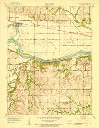 Download a high-resolution, GPS-compatible USGS topo map for Silver Lake, KS (1953 edition)