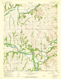 Download a high-resolution, GPS-compatible USGS topo map for Silverdale, KS (1966 edition)