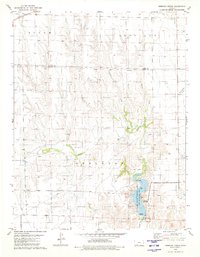 Download a high-resolution, GPS-compatible USGS topo map for Simmons Creek, KS (1980 edition)